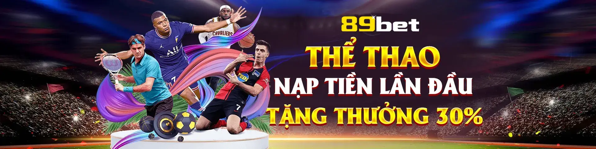 Thể thao trên trang 89bet tặng thưởng nạp